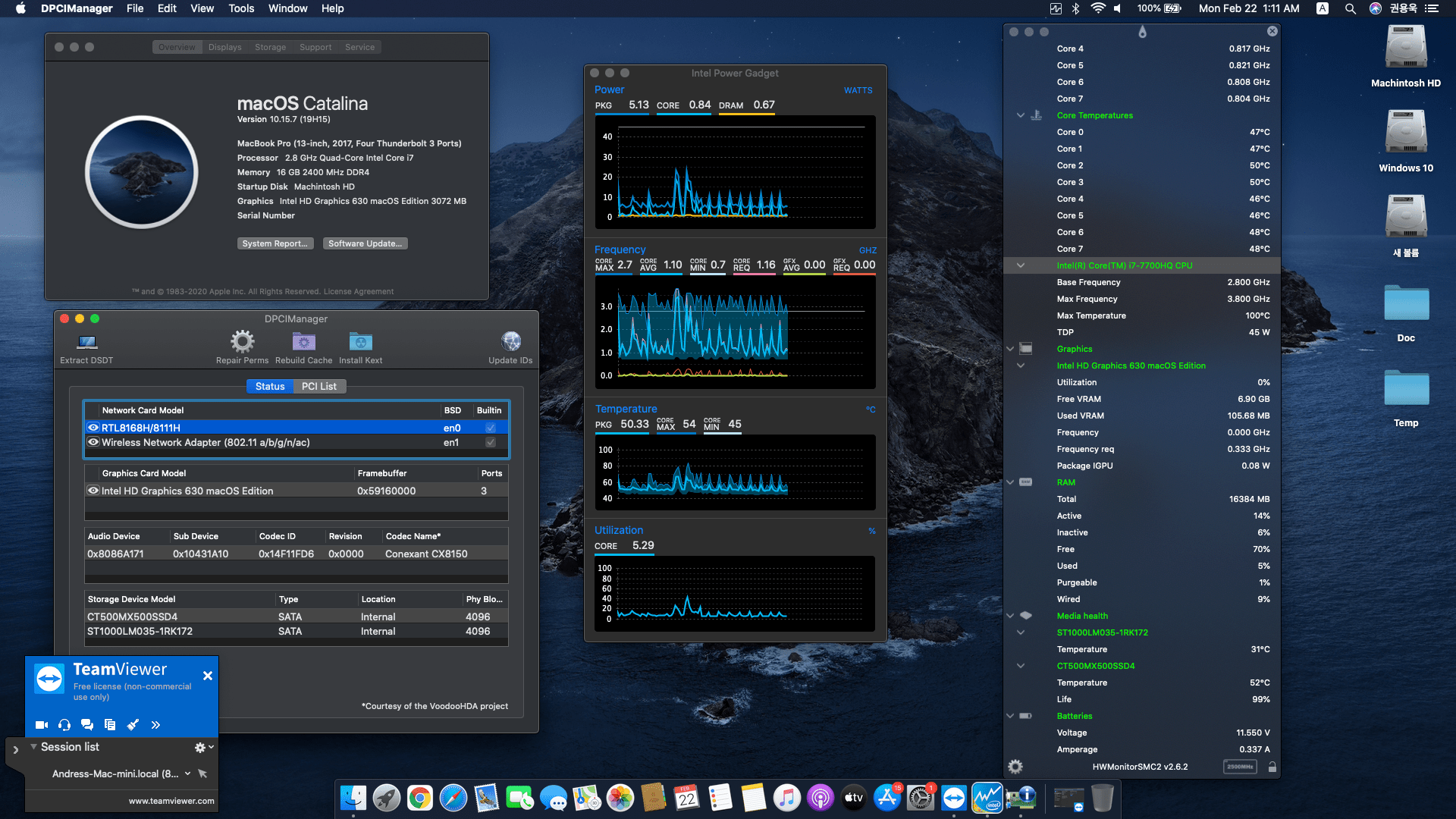 Success Hackintosh macOS Catalina 10.15.7 Build 19H15 in Asus VivoBook Pro 15 N580VD-FY375